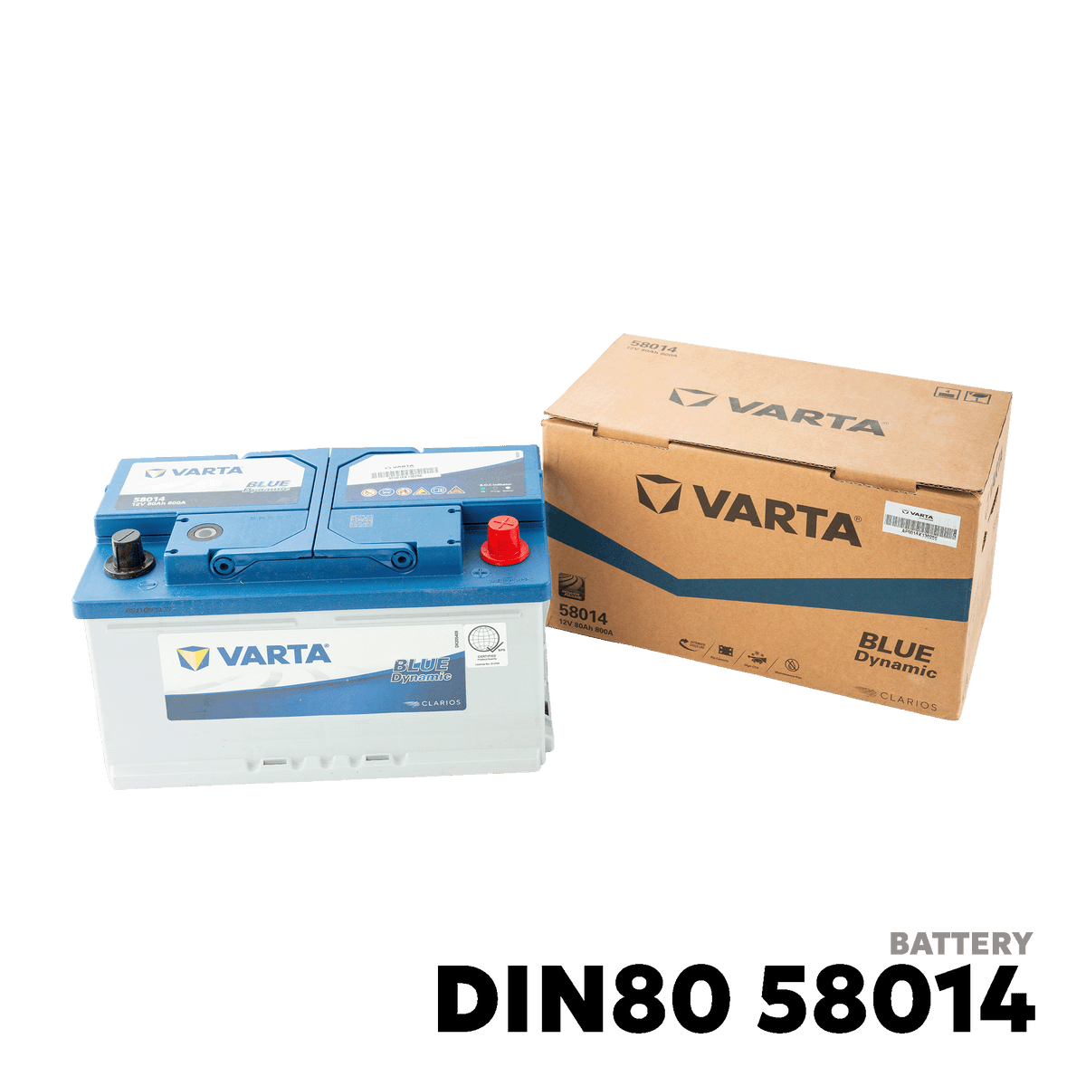 2005 - 2012 BMW 3 SERIES BATTERY - VARTA - DIN80 58014