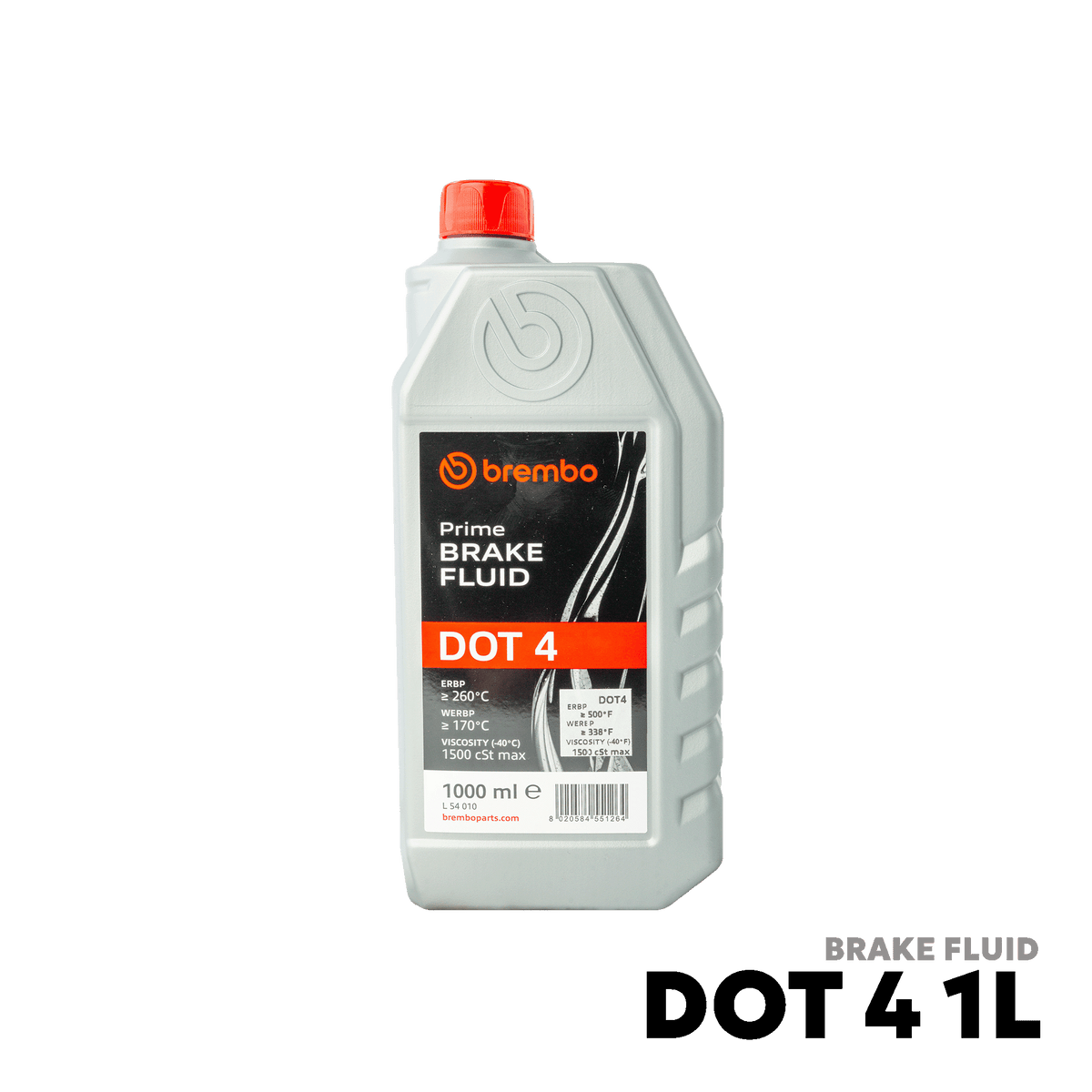 ALL YEAR / VEHICLES BRAKE FLUID - BREMBO - DOT 4 1L