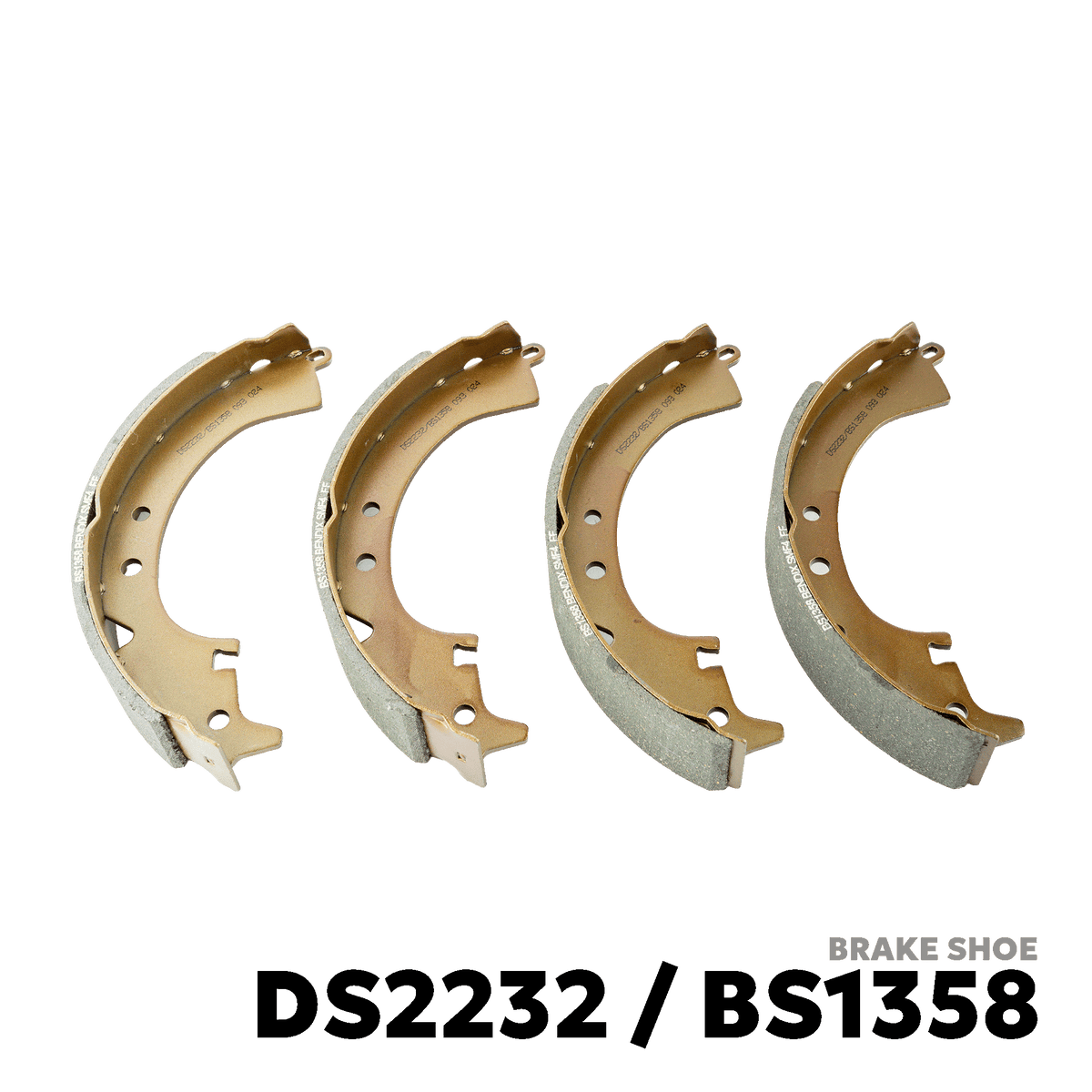 1990 - 1997 TOYOTA TAMARAW FX BRAKE SHOE - BENDIX DS2232 / BS1358