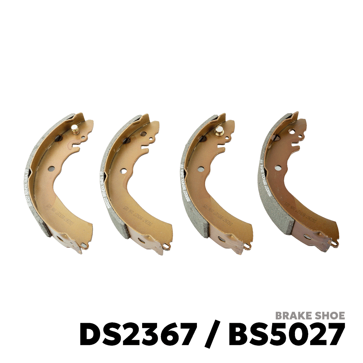 2006 - 2022 TOYOTA AVANZA BRAKE SHOE - BENDIX DS2367 / BS5027