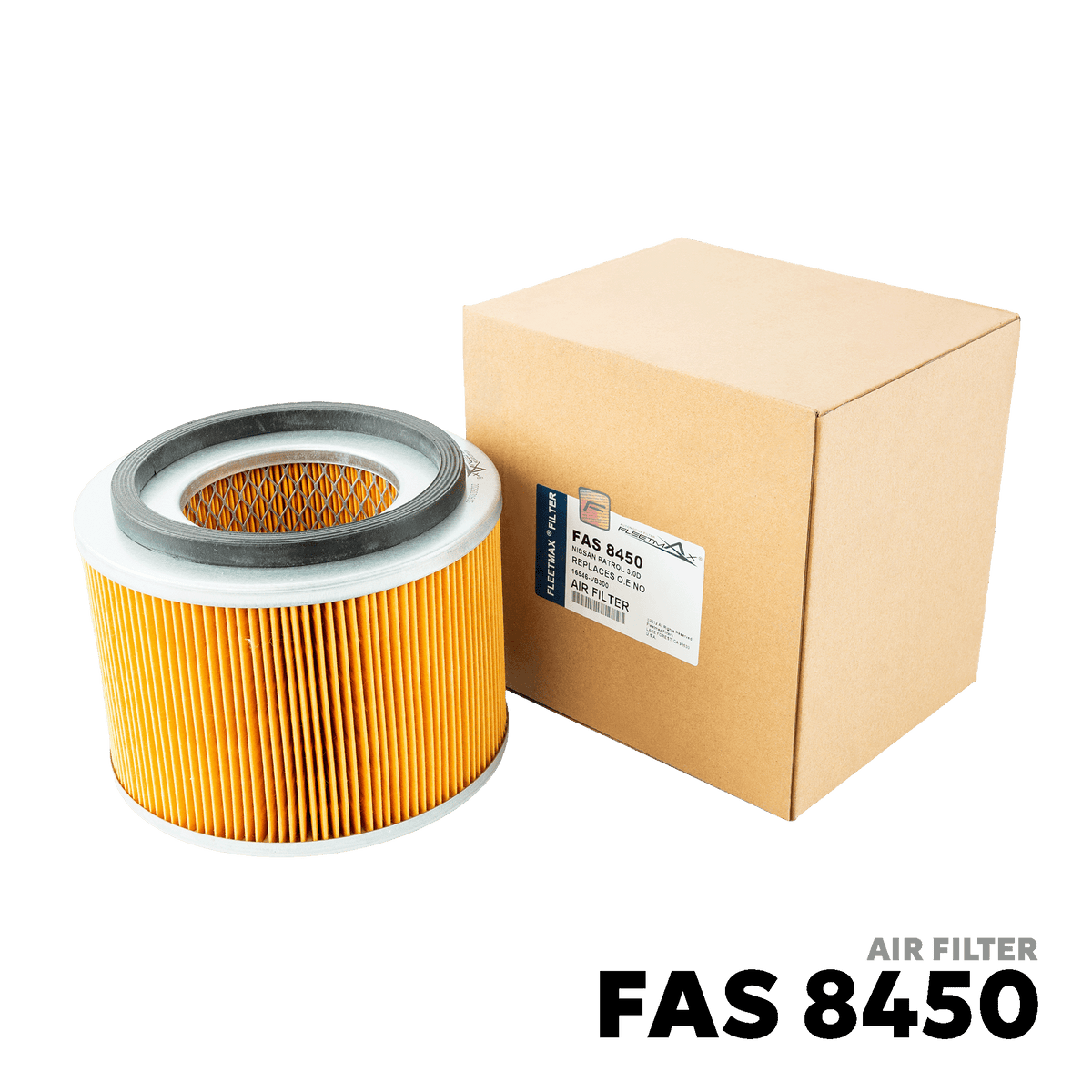 2002 - 2016 NISSAN PATROL 3.0 DSL ENGINE AIR FILTER - FLEETMAX FAS 8450