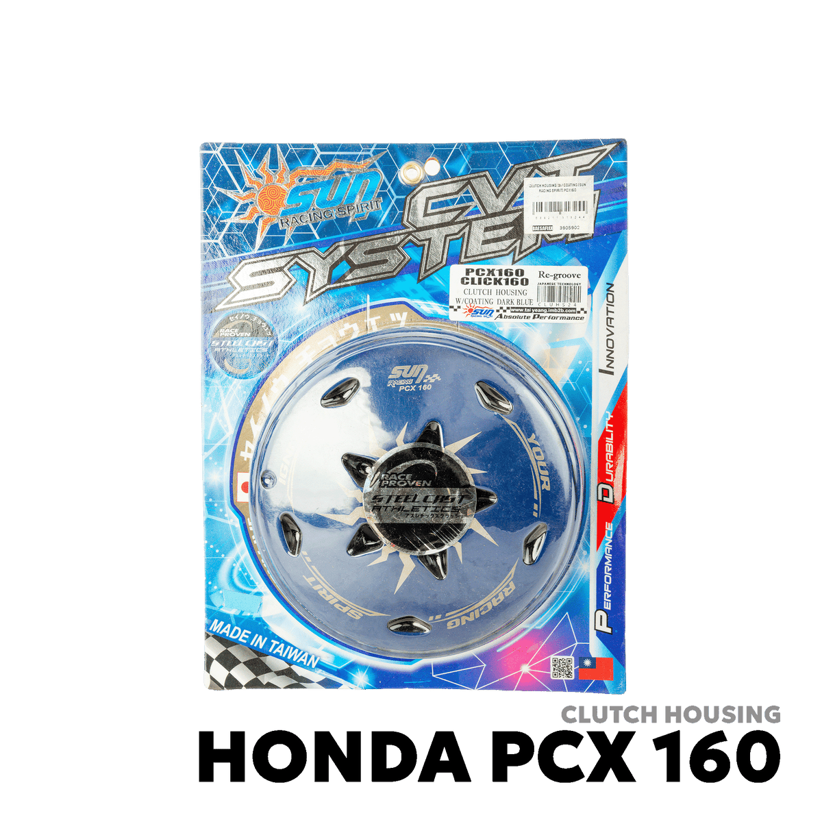 2022 - 2026 HONDA CLICK 160 CLUTCH HOUSING - SUN RACING SPIRIT - CLICK 160