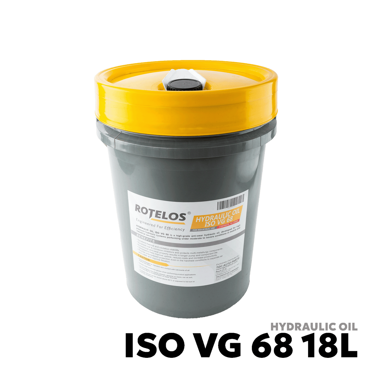 ALL YEAR HYDRAULIC OIL - ROTELOS ISO VG 68 18 LITERS