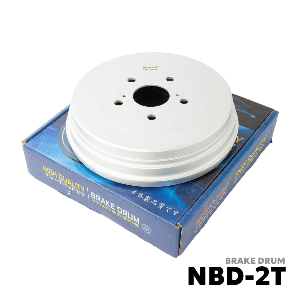 2006 - 2015 TOYOTA INNOVA GEN 1 BRAKE DRUM - NUVO-PRO - NBD-2T