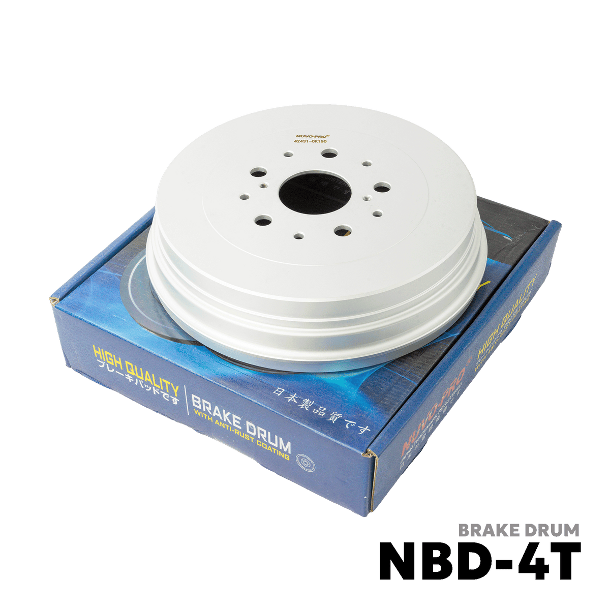 2016 - 2021 TOYOTA INNOVA BRAKE DRUM - NUVO-PRO - NBD-4T