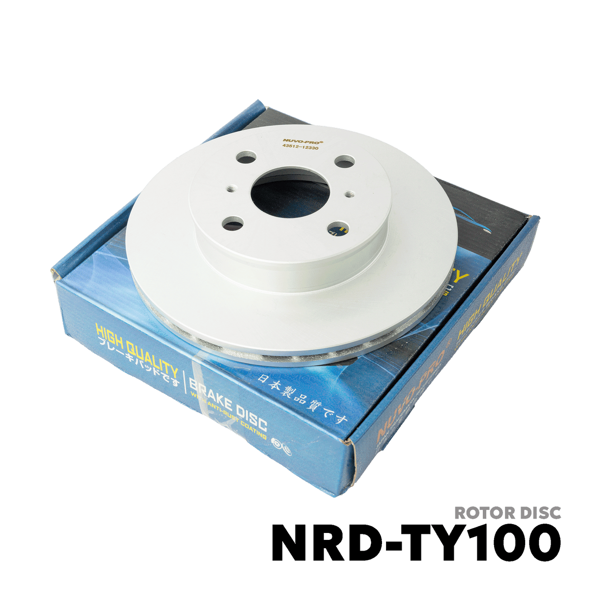 1993 - 2001 TOYOTA COROLLA EE100 / EE110 ROTOR DISC - NUVO-PRO - NRD-TY100