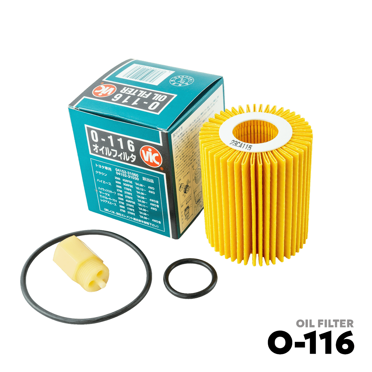 2010 - 2022 TOYOTA FJ CRUISER 4.0 1GR-FE OIL FILTER - VIC O-116