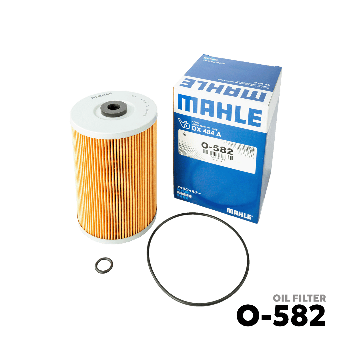 1995 - 2015 ISUZU FORWARD 6HE1 / 6HH1 / 6HK1-T OIL FILTER - MAHLE - O-582