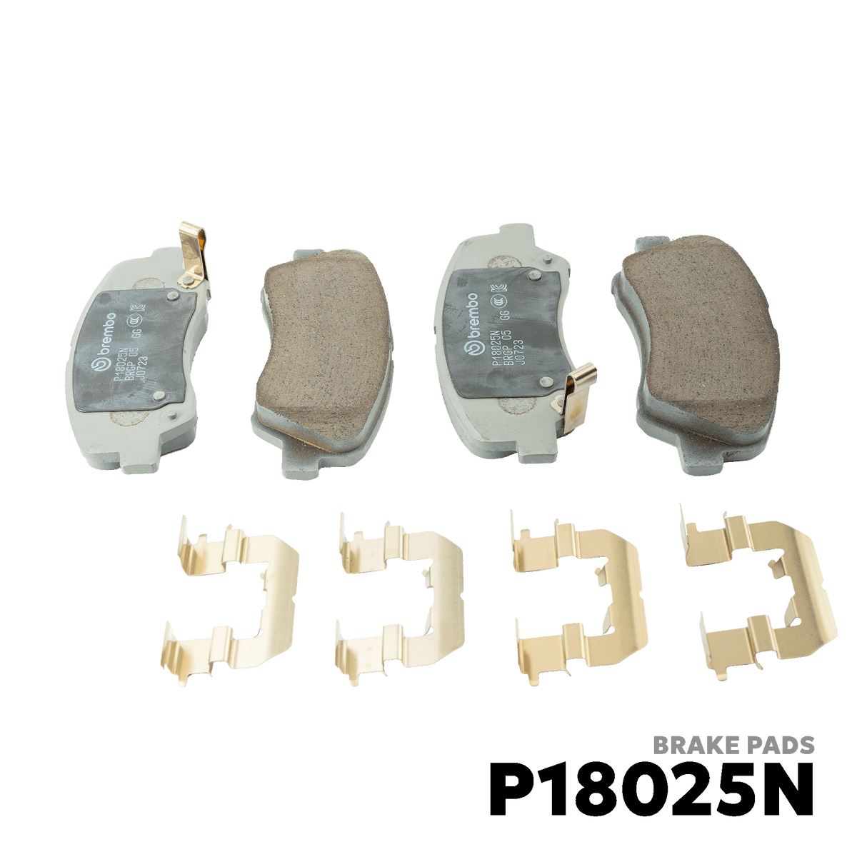 2011 - 2021 HYUNDAI ACCENT GEN 4 / RB BRAKE PAD - BREMBO - P18025N