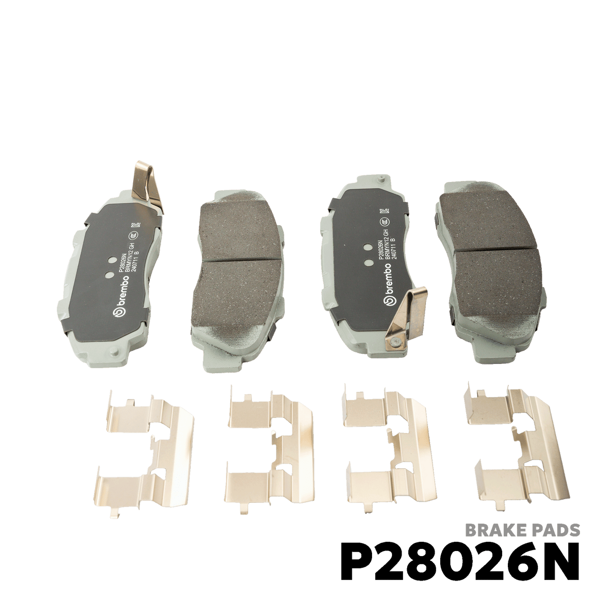 1997 - 2002 HONDA CR-V GEN 1 / RD1 BRAKE PAD - BREMBO - P28026N