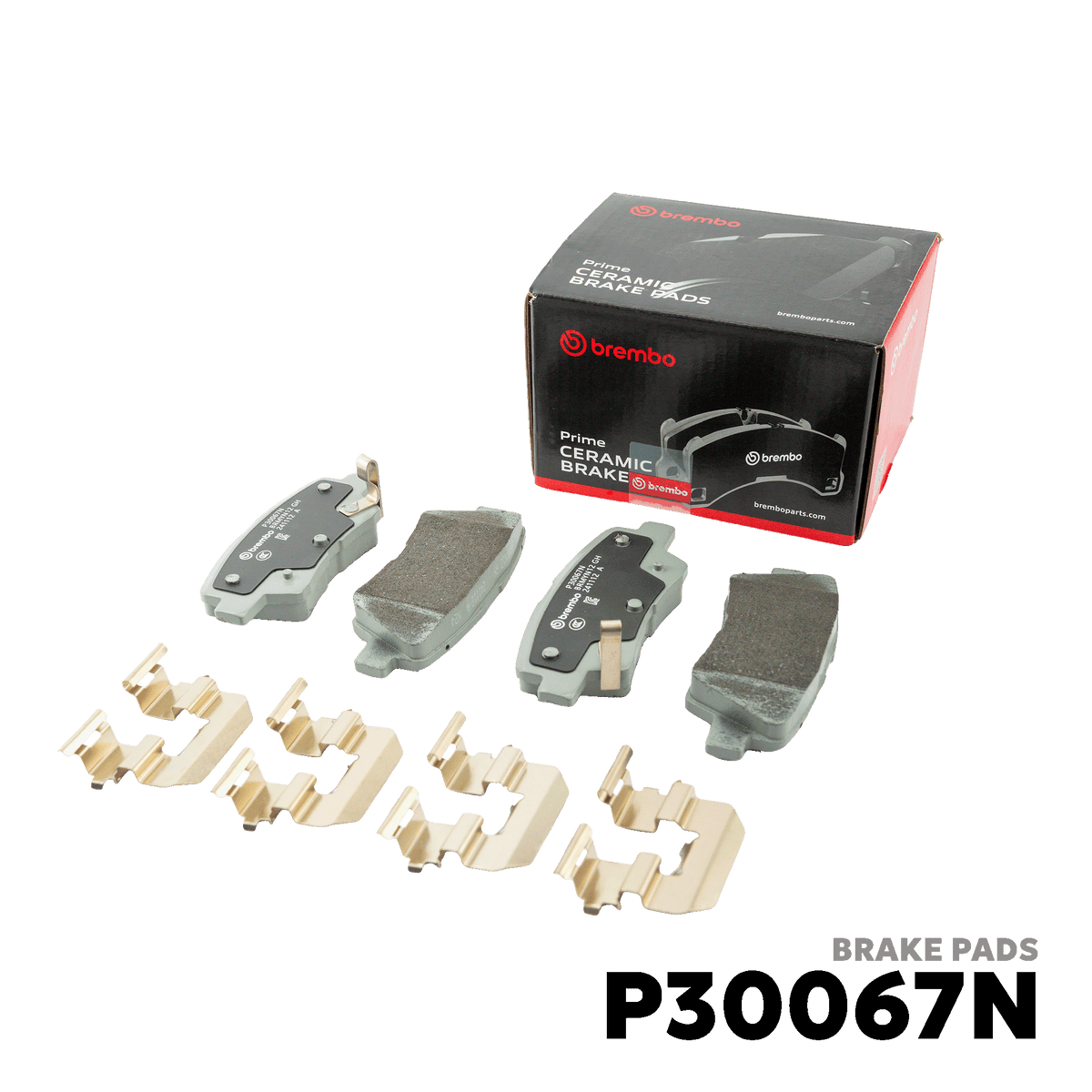 2011 - 2020 HYUNDAI ACCENT GEN 4 / RB BRAKE PAD - BREMBO - P30067N