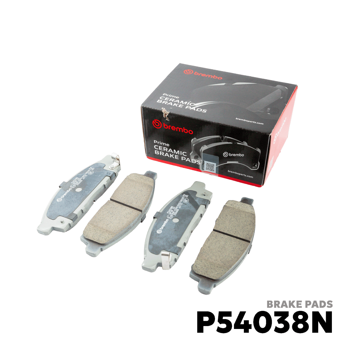 2008 - 2017 MITSUBISHI LANCER EX BRAKE PAD - BREMBO - P54038N