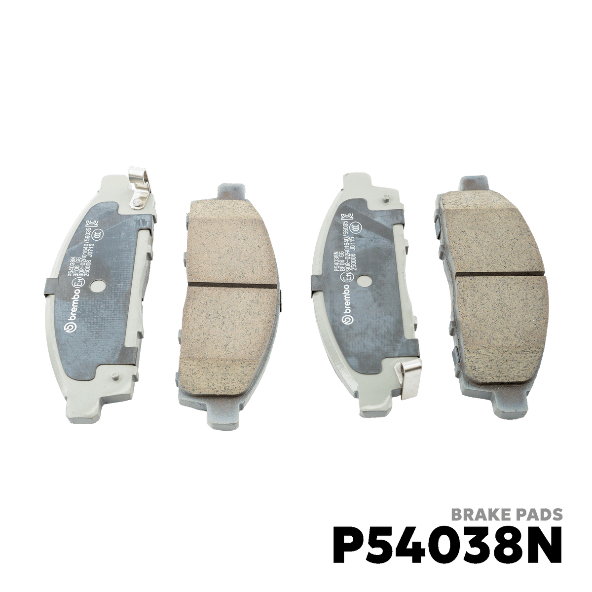 2008 - 2017 MITSUBISHI LANCER EX BRAKE PAD - BREMBO - P54038N
