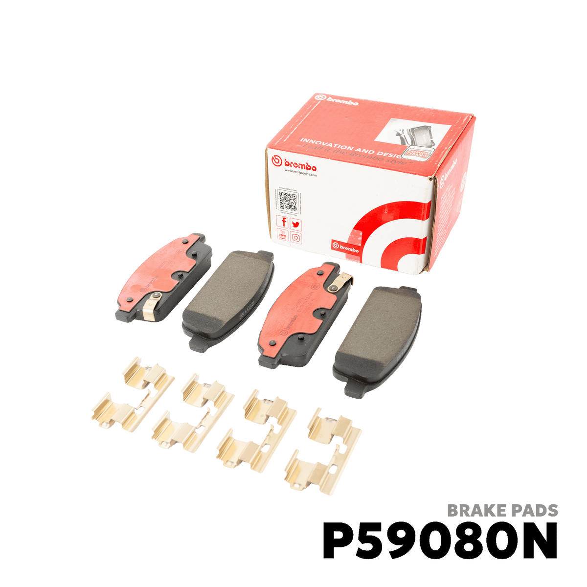 2009 - 2019 CHEVROLET CRUZE BRAKE PAD - BREMBO - P59080N