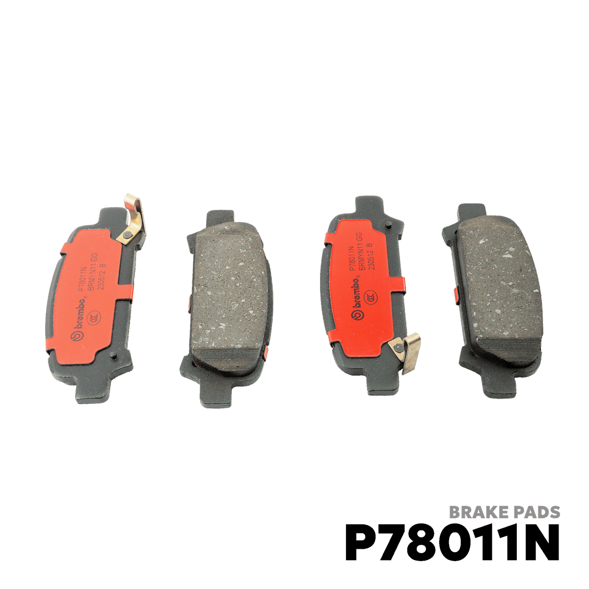 2002 - 2008 SUBARU FORESTER GEN 2 BRAKE PAD - BREMBO - P78011N