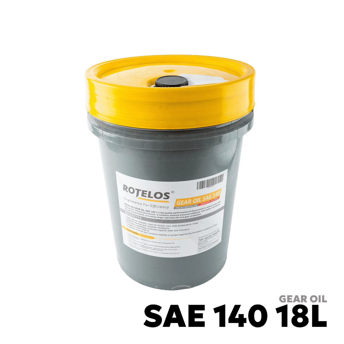1970 - 2000 HEAVY DUTY UTILITY VEHICLES GEAR OIL - ROTELOS SAE 140 18 LITERS