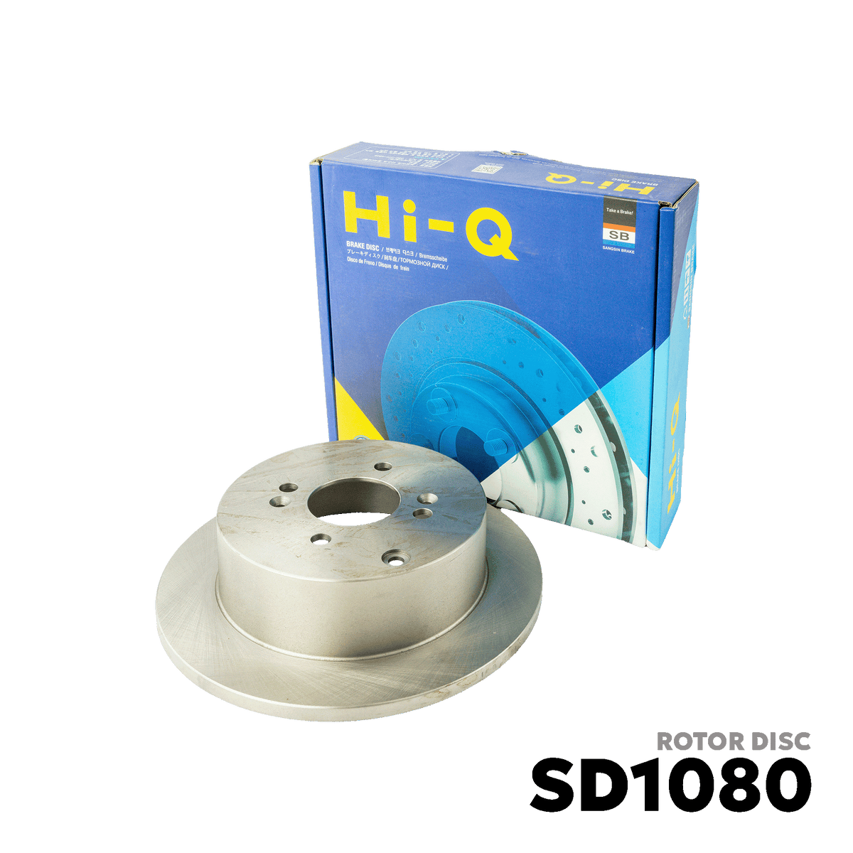 2011 - 2018 HYUNDAI ACCENT GEN 4 ROTOR DISC - HI-Q - SD1080