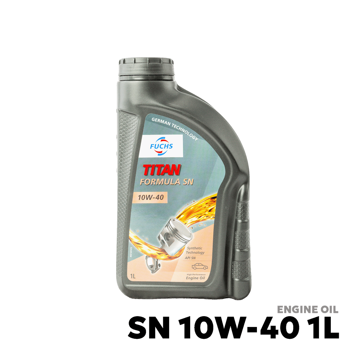 2003 - 2016 TOYOTA VIOS GEN 1 / 2 / 3 ENGINE OIL - FUCHS - SN 10W-40 1L