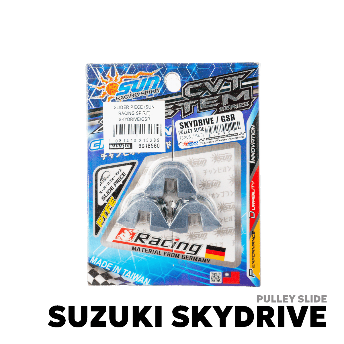 2009 - 2020 SUZUKI SKYDRIVE 125 CARB PULLEY SLIDE - SUN RACING SPIRIT - SUZUKI SKYDRIVE