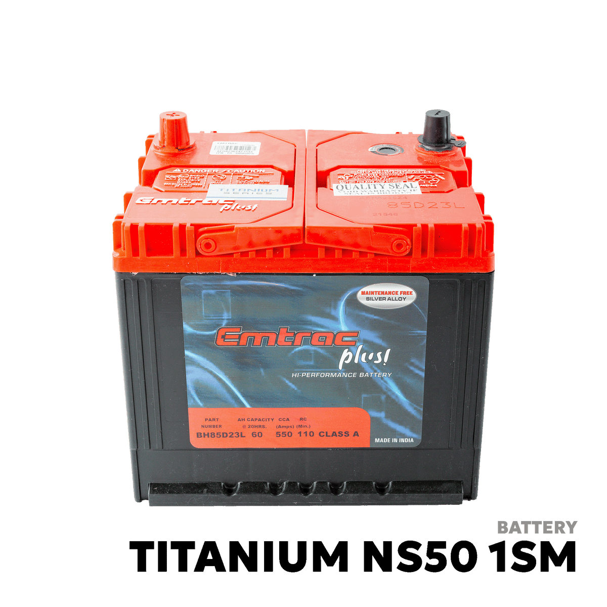 2006 - 2011 TOYOTA AVANZA BATTERY - EMTRAC PLUS - TITANIUM NS50 1SM