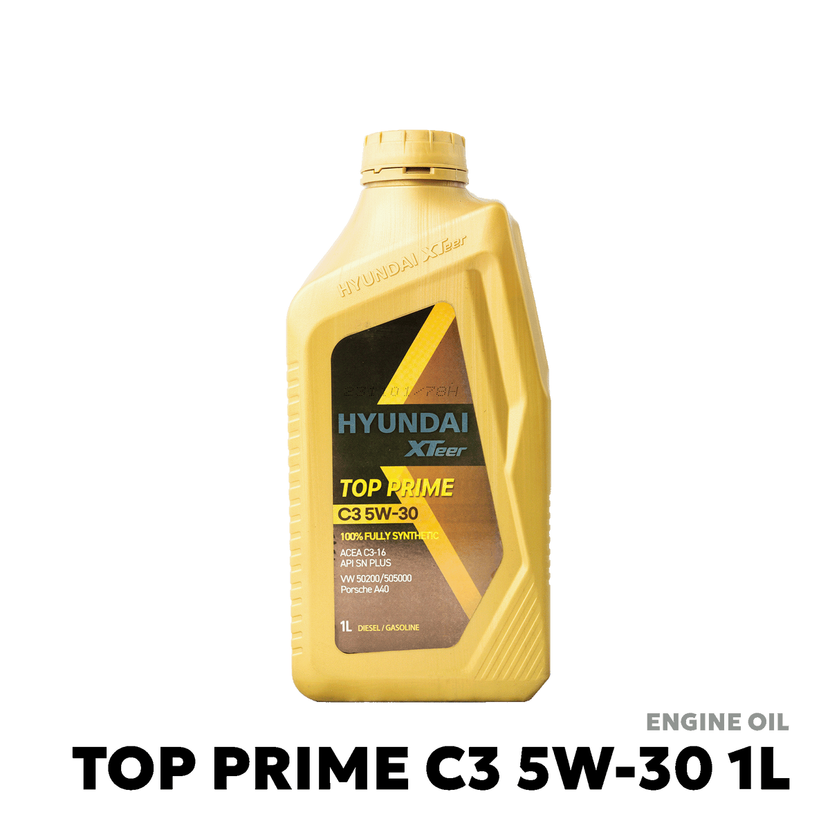 2017 - PRESENT ISUZU D-MAX / MU-X 1.9 RZ4E-TC ENGINE OIL - XTEER TOP PRIME C3 5W-30