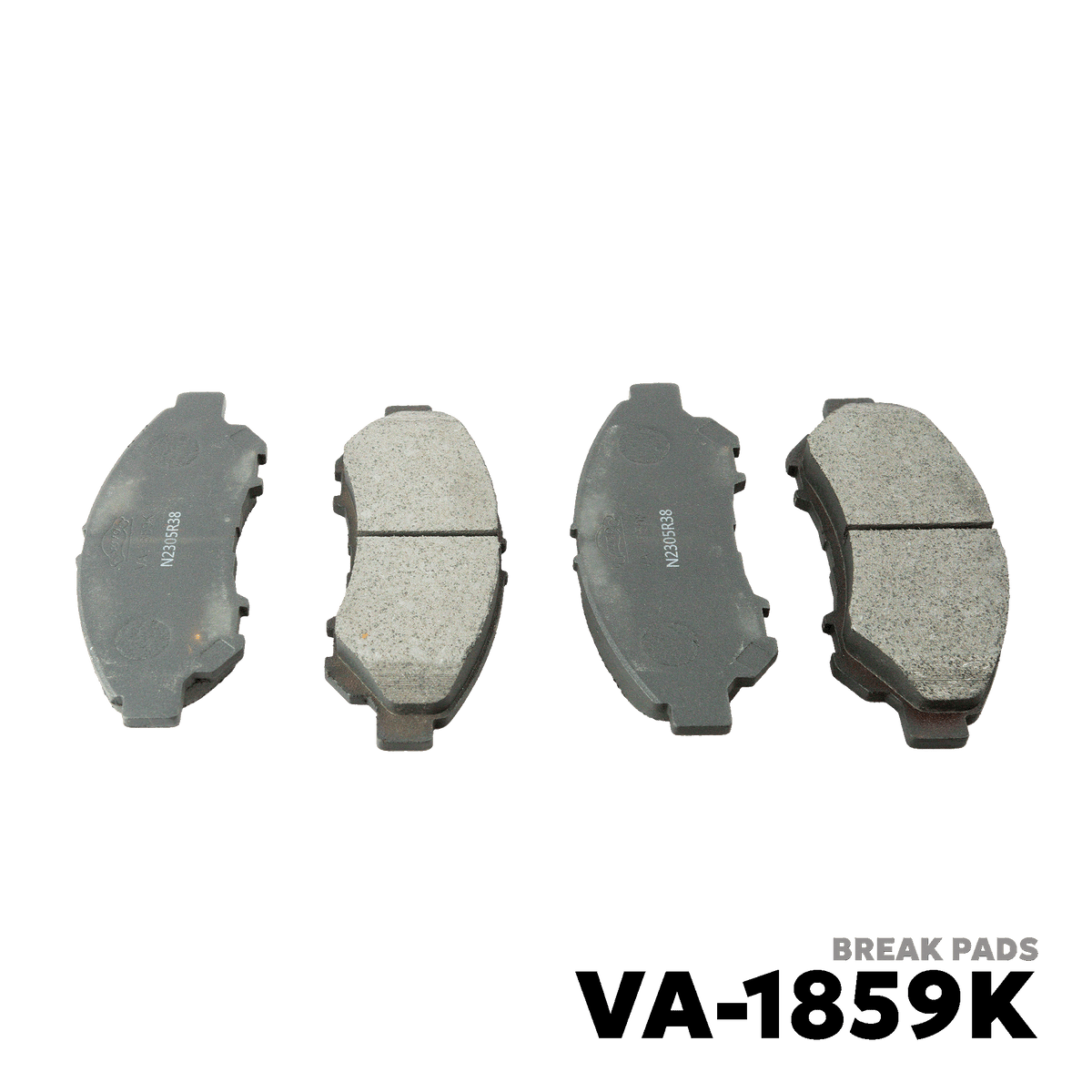 2018 - 2022 TOYOTA RUSH BRAKE PADS - NUVO-PRO - VA-1859K