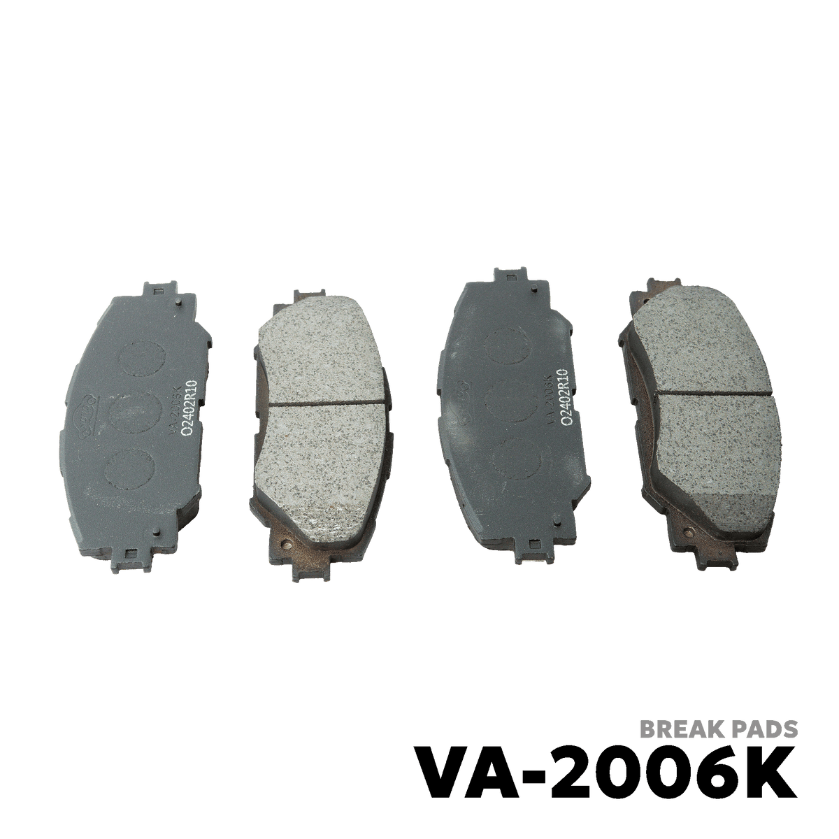 2006 - 2012 TOYOTA RAV4 BRAKE PAD - NUVO-PRO - VA-2006K