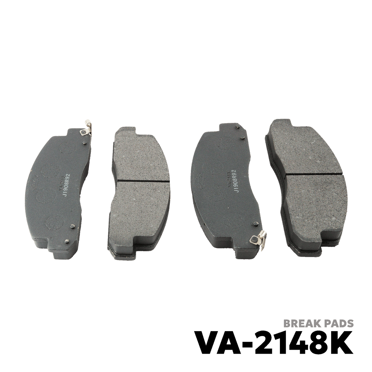 1993 - UP TOYOTA COASTER BRAKE PAD - NUVO-PRO - VA-2148K