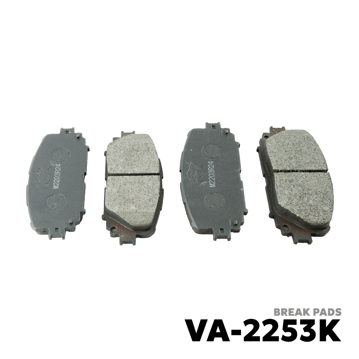 2008 - 2012 TOYOTA VIOS G / S BRAKE PADS - NUVO-PRO - VA-2253K