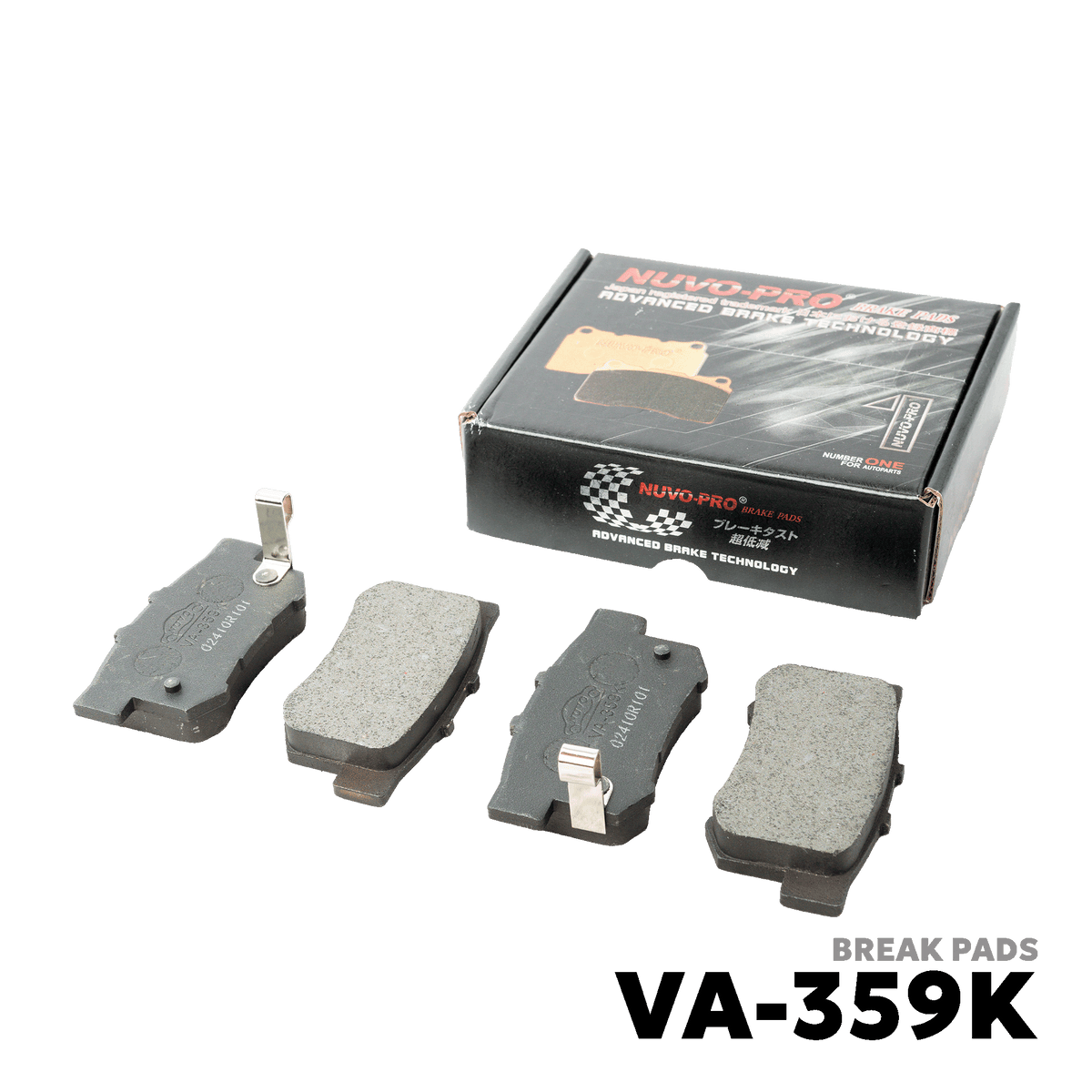2006 - 2012 HONDA CIVIC GEN 8 BRAKE PAD - NUVO-PRO - VA-359K