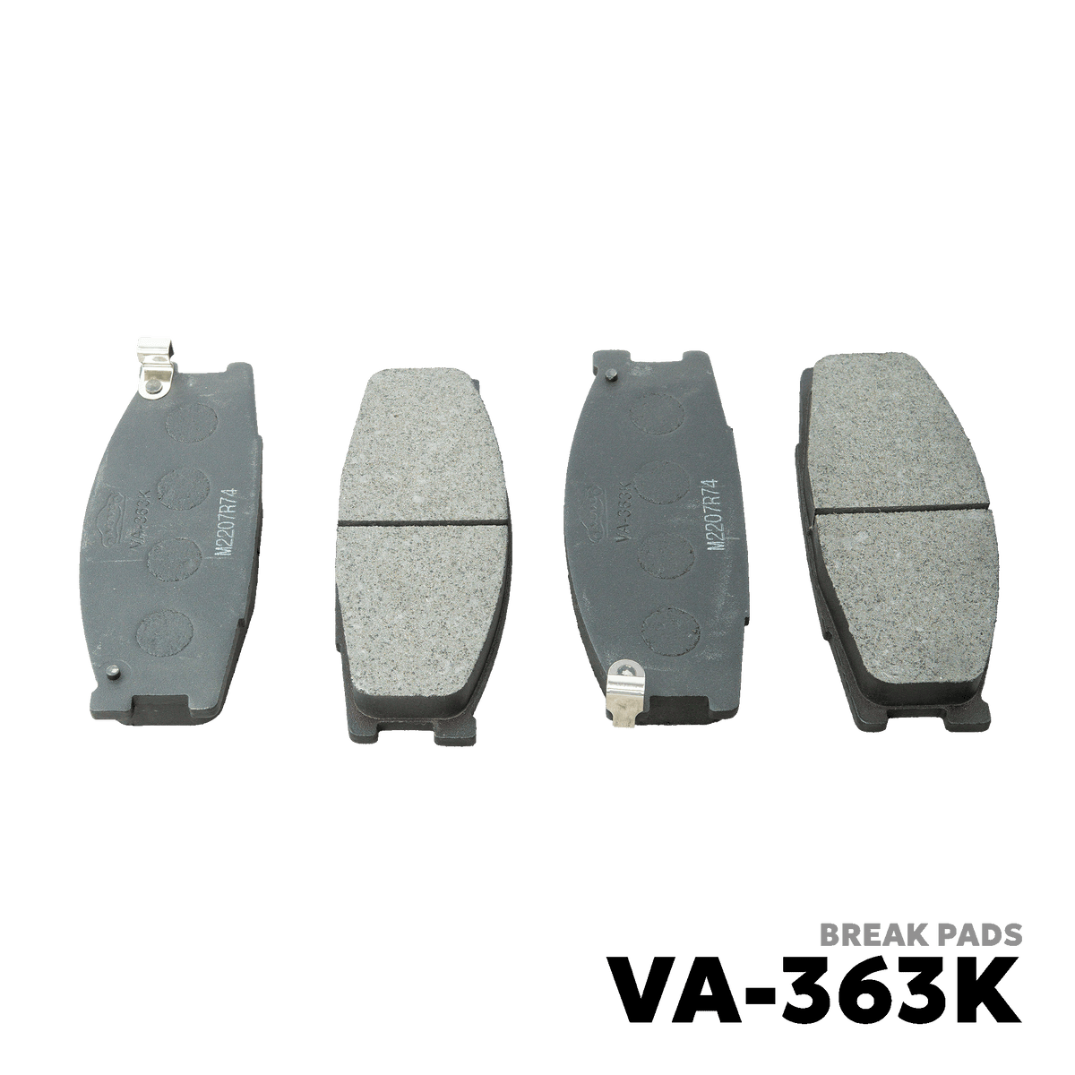 1980 - 1990 MITSUBISHI FUSO CANTER BRAKE PAD - NUVO-PRO - VA-363K