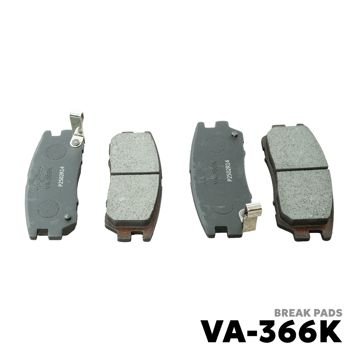 1992 0 2993 MITSUBISHI PAJERO INTERCOOLER / SUPER SALOON BRAKE PAD - NUVO-PRO - VA-366K