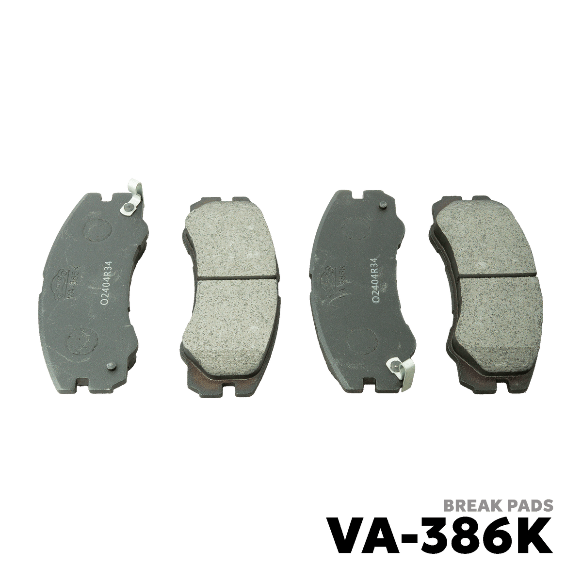 1992 - 2000 ISUZU TROOPER / BIG HORN BRAKE PAD - NUVO-PRO - VA-386K