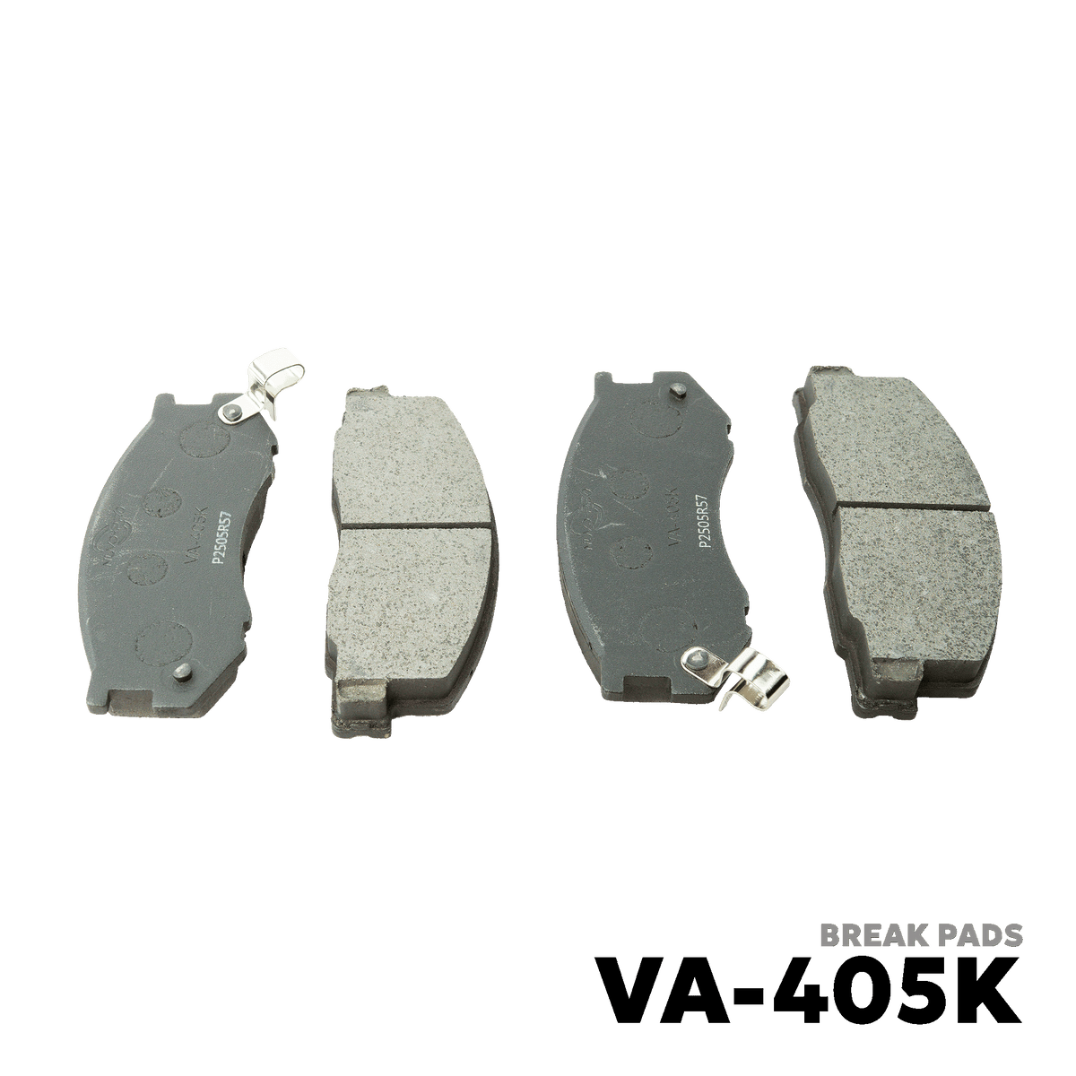1998 - 2004 TOYOTA TAMARAW FX BRAKE PADS - NUVO-PRO - VA-405K