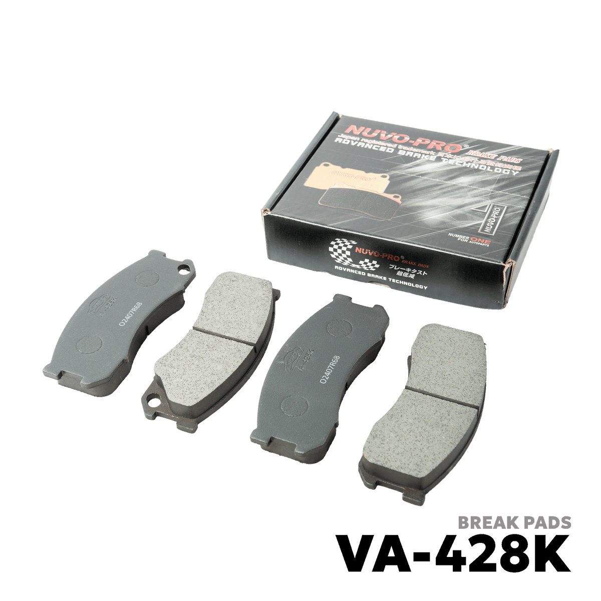 2011 - 2015 MITSUBISHI FUSO CANTER BRAKE PAD - NUVO-PRO - VA-428K