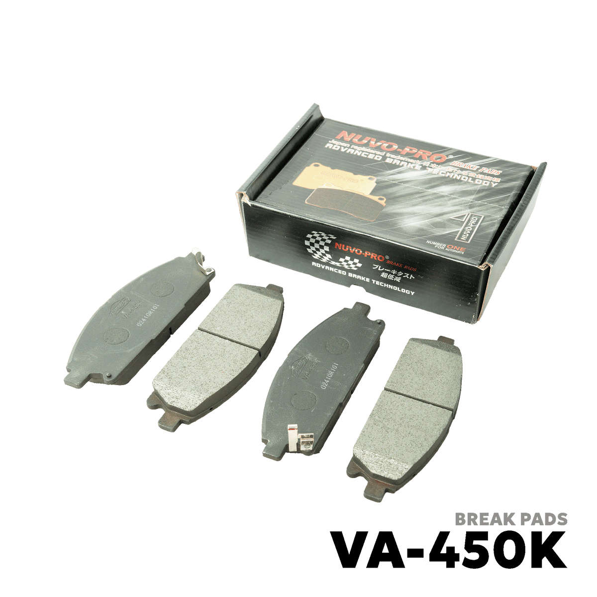2001 - 2003 NISSAN SERENA BRAKE PAD - NUVO-PRO - VA-450K