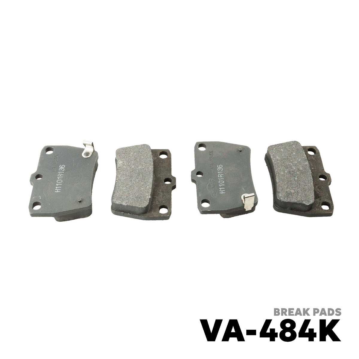 2000 - 2005 TOYOTA RAV4 BRAKE PADS - NUVO-PRO - VA-484K