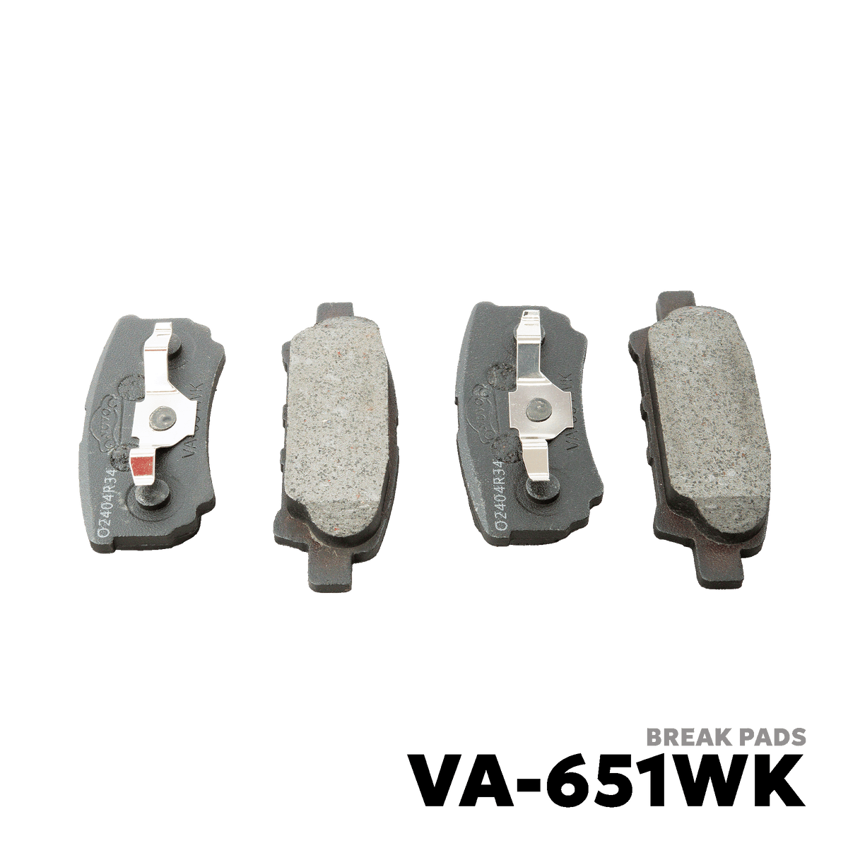 2003 - 2012 MITSUBISHI LANCER BRAKE PAD - NUVO-PRO - VA-651WK