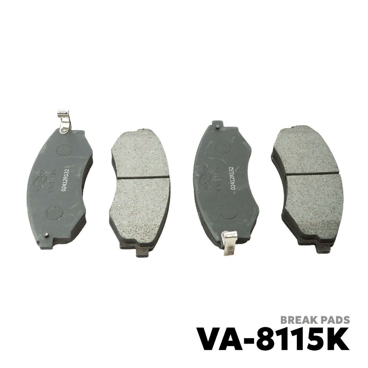 2003 - 2006 HYUNDAI MATRIX / LAVITA BRAKE PAD - NUVO-PRO - VA-8115K