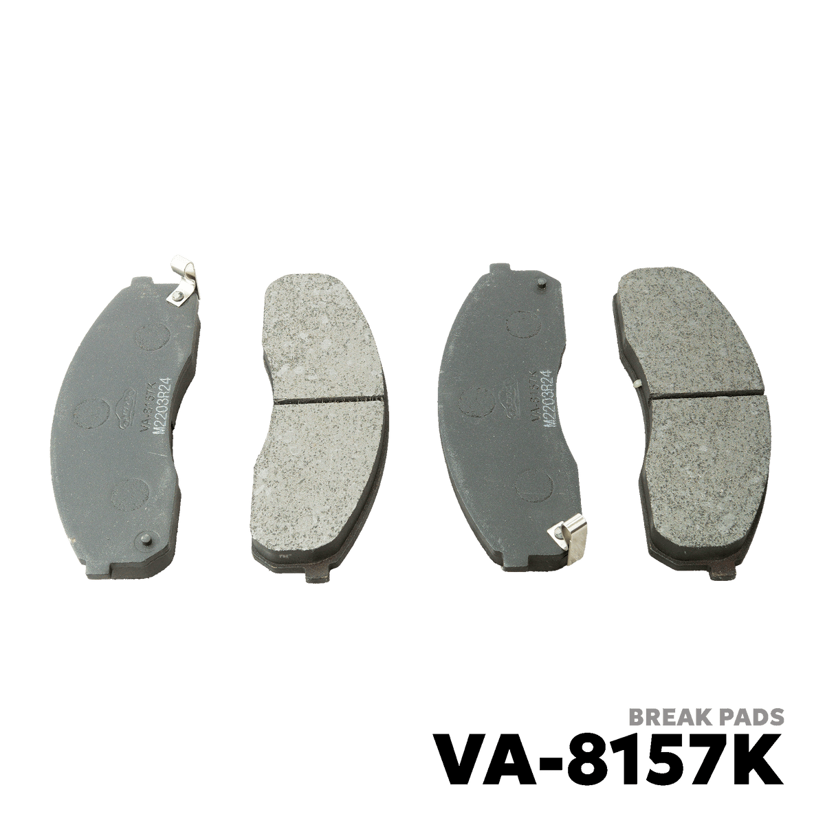 1999 - 2001 KIA PREGIO BRAKE PAD - NUVO-PRO - VA-8157K