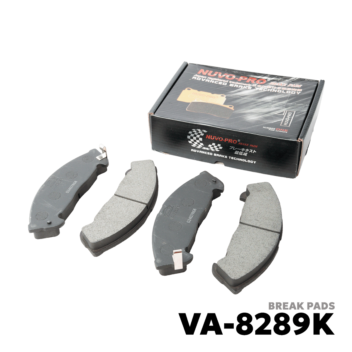 1993 - 2004 ISUZU ELF NPR BRAKE PAD - NUVO-PRO - VA-8289K