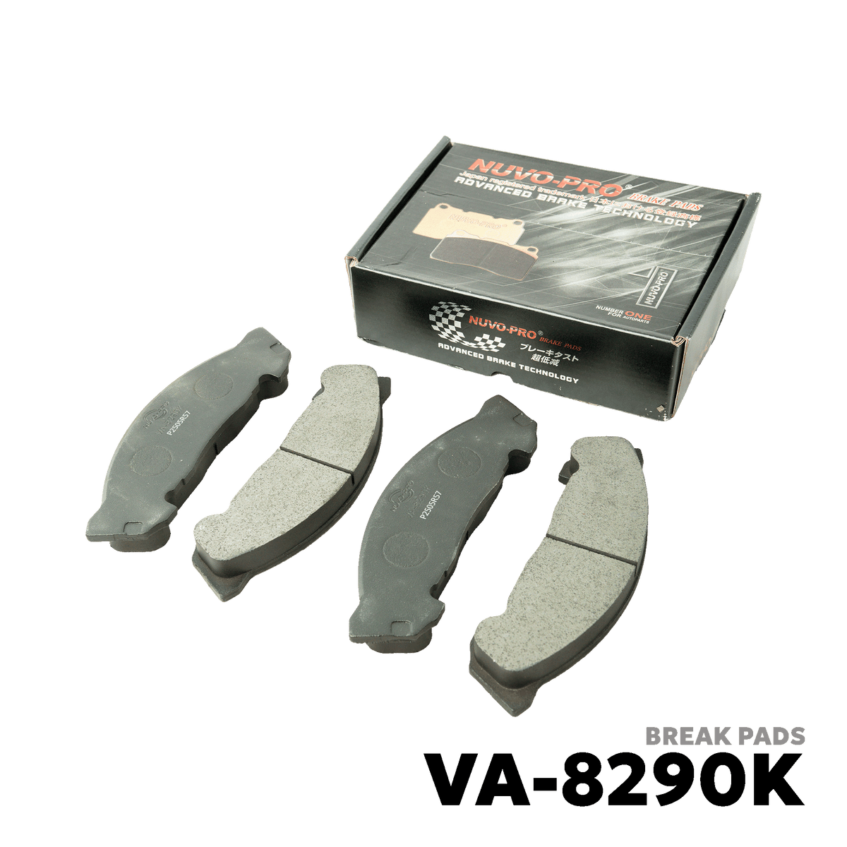 1993 - 2003 ISUZU ELF / 4HF1 BRAKE PAD - NUVO-PRO - VA-8290K