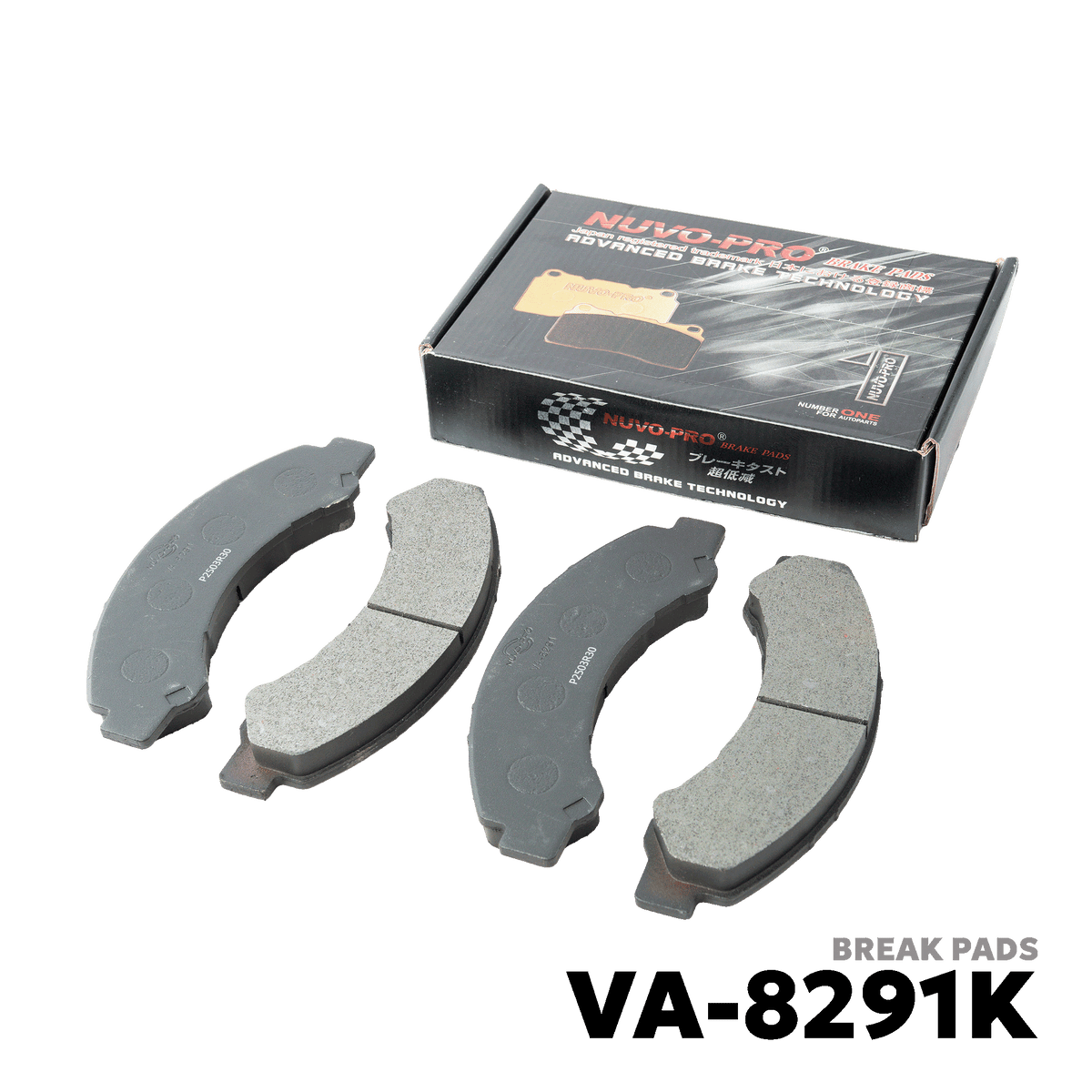 1998 - 2014 ISUZU ELF NPR 66 / NPR 77 BRAKE PAD - NUVO-PRO - VA-8291K
