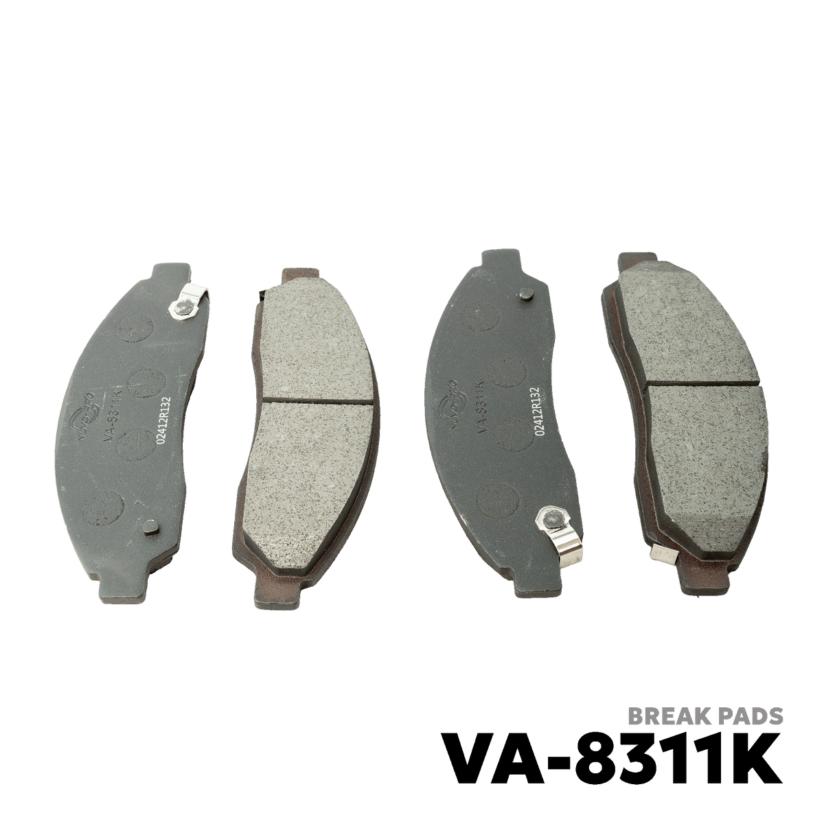 2003 - 2006 ISUZU D-MAX GEN 1 4X2 BRAKE PAD - NUVO-PRO - VA-8311K