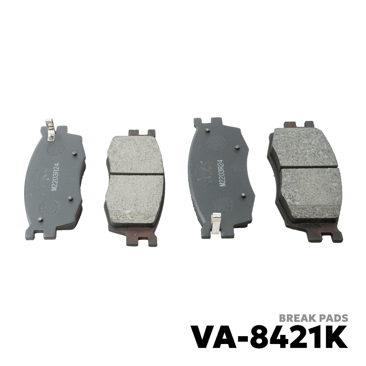 2011 - 2019 HYUNDAI ACCENT GEN 4 BRAKE PAD - NUVO-PRO - VA-8421K