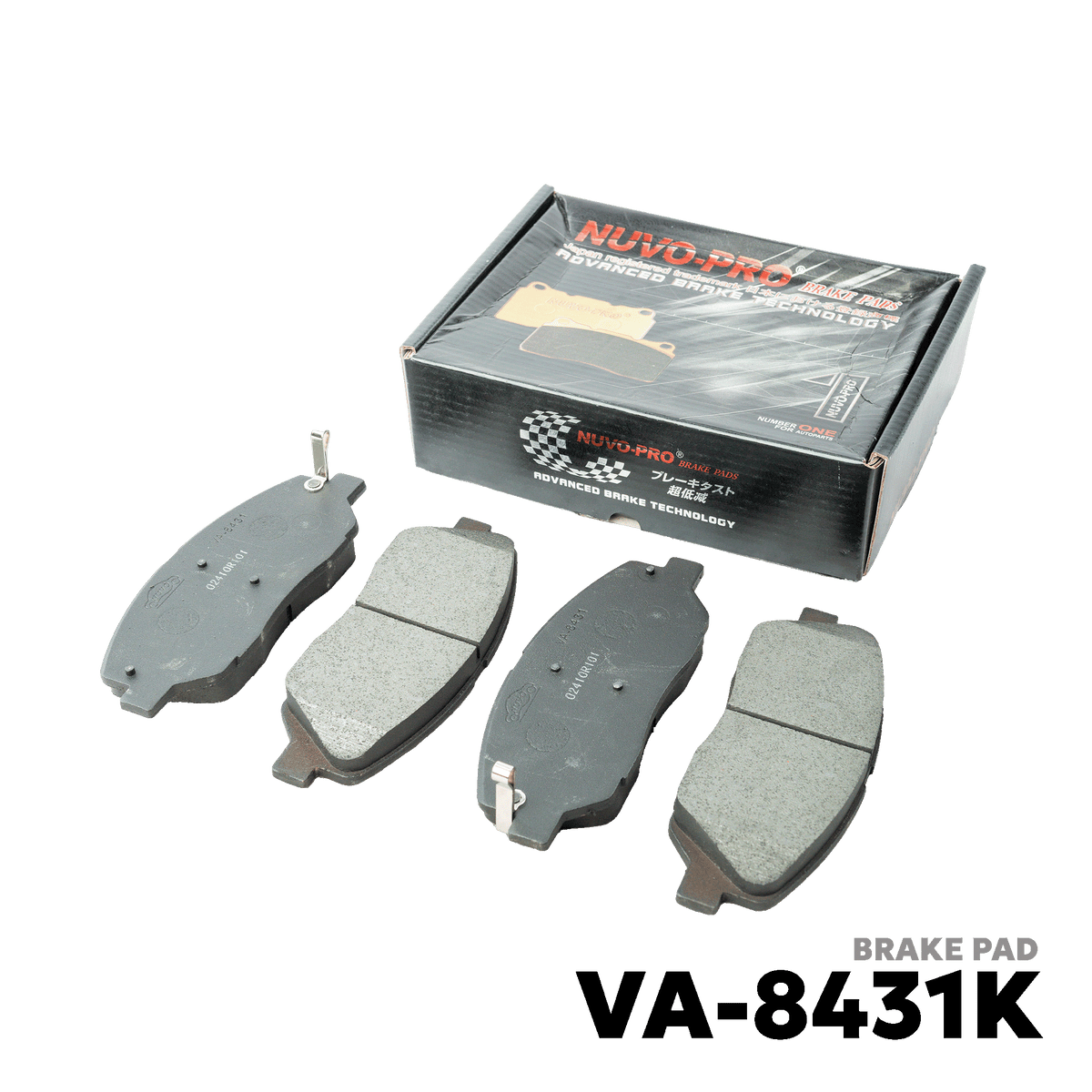 2006 - 2015 HYUNDAI SANTE FE GEN 2 / 3 BRAKE PAD - NUVO-PRO - VA-8431K