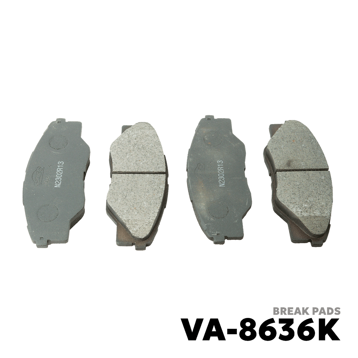 2008 - 2015 TOYOTA HILUX 4X2 / VIGO GEN 7 BRAKE PADS - NUVO-PRO - VA-8636K