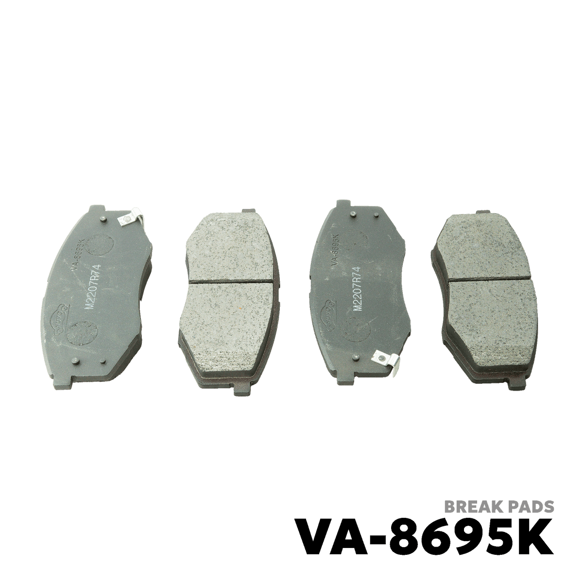 2011 - 2014 HYUNDAI TUCSON GEN 2 BRAKE PAD - NUVO-PRO - VA-8695K