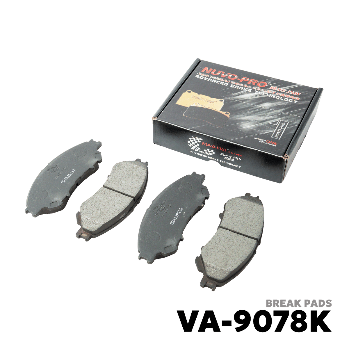 2018 - 2022 MITSUBISHI XPANDER BRAKE PAD - NUVO-PRO - VA-9078K