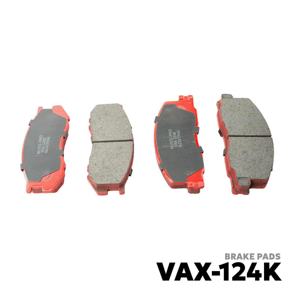 1991 - 1994 TOYOTA TAMARAW FX BRAKE PAD - NUVO-PRO - VAX-124K